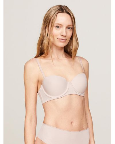 Tommy Hilfiger Essential Invisible Strapless Balconette Bra - Natural
