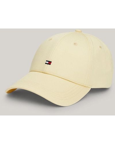 Tommy Hilfiger Essential Flag Embroidery Baseball Cap - Natural