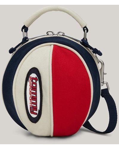 Tommy Hilfiger Heritage Colour-blocked Ball Bag - Red