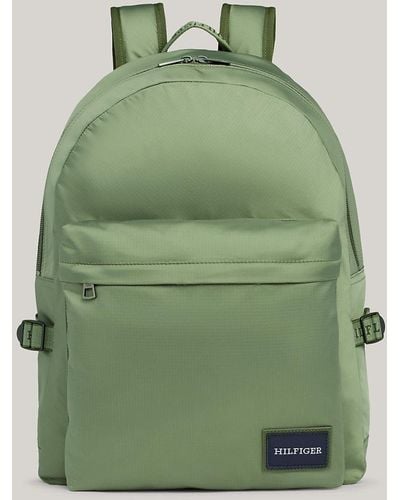 Tommy Hilfiger Logo Patch Small Dome Backpack - Green