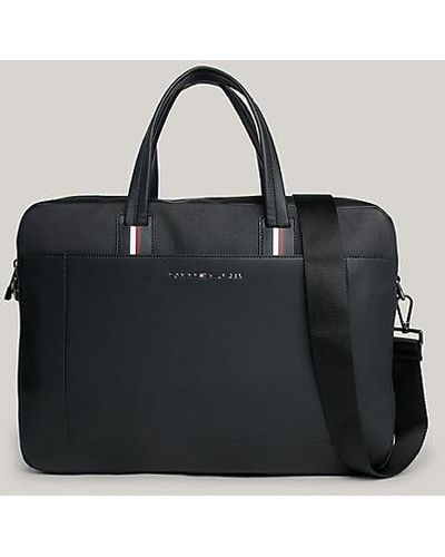 Tommy Hilfiger Signature Laptoptas - Zwart