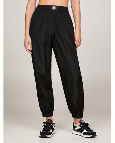 Tommy Hilfiger Sport Th Monogram Relaxed Fit Joggers - Black