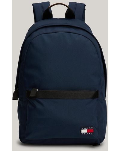 Tommy Hilfiger Essential Badge Dome Backpack - Blue