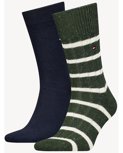 Tommy Hilfiger 2-pack Classics Stripe Socks - Black