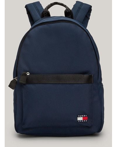 Tommy Hilfiger Essential Repeat Logo Small Dome Backpack - Blue