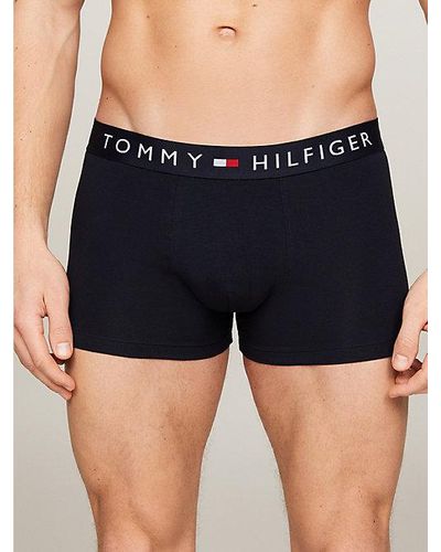 Tommy Hilfiger TH Original Trunk mit Logo am Taillenbund - Blau