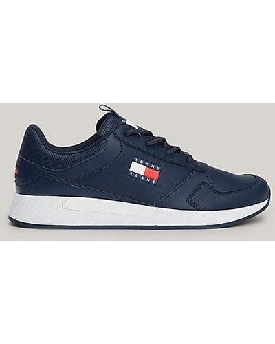 Tommy Hilfiger Sneaker Met Logo - Blauw