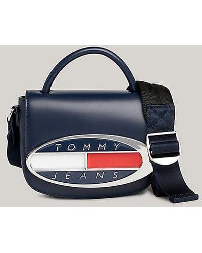 Tommy Hilfiger Crossbody-Tasche mit Logo-Emblem - Blau