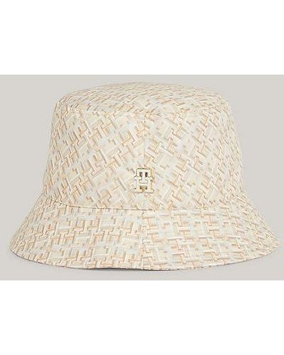 Tommy Hilfiger Fischerhut mit TH-Monogramm-Emblem - Blau