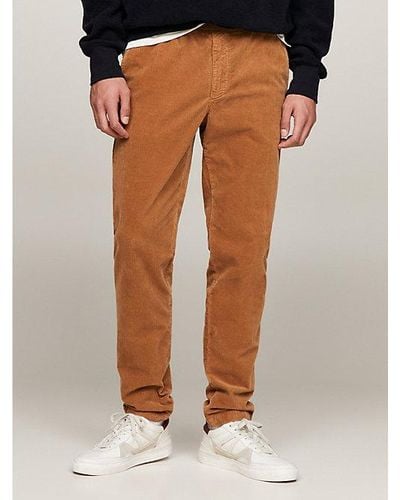 Pantalones en Marr n de Tommy Hilfiger de hombre Lyst