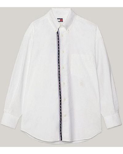 Tommy Hilfiger Tommy x CLOT Regular Fit Oxford-Hemd - Weiß