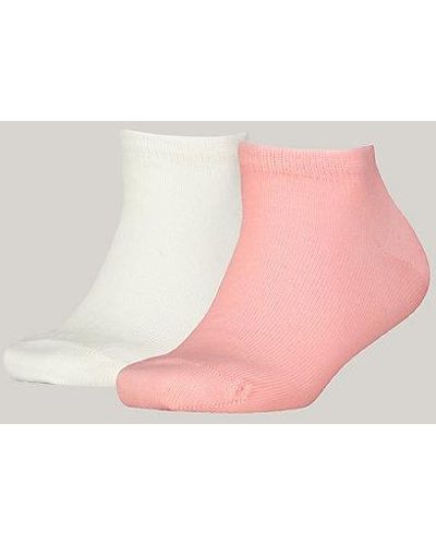 Tommy Hilfiger Pack de 2 pares de calcetines de rayas - Rosa