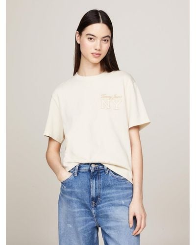 Tommy Hilfiger Essential Logo Boxy Fit T-shirt - White