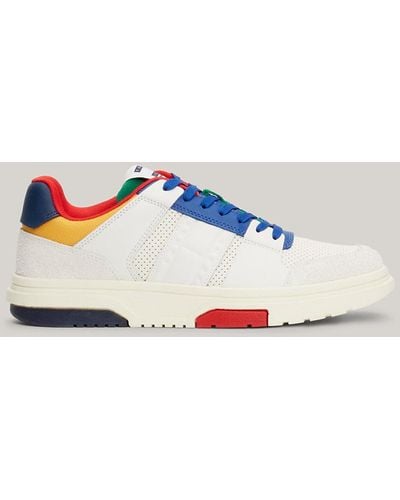 Tommy Hilfiger Tommy Jeans International Games The Brooklyn Suede Trainers - Metallic