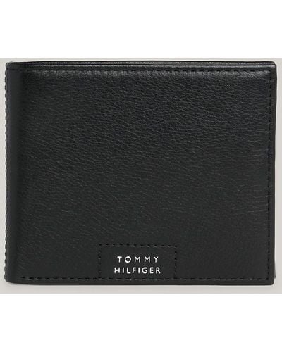 Tommy Hilfiger Petit portefeuille Premium Leather - Noir