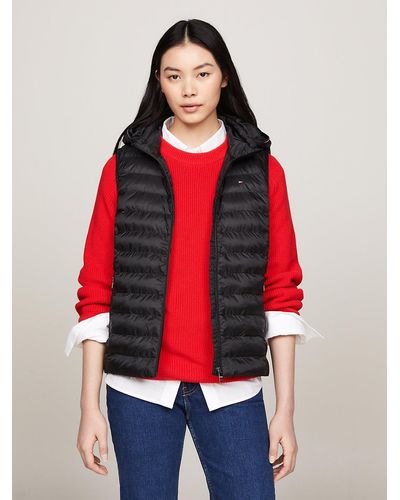 Tommy Hilfiger Down-filled Quilted Vest - Red