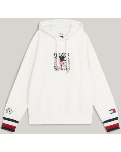 Tommy Hilfiger Disney X Tommy Patch Relaxed Fit Hoody - White