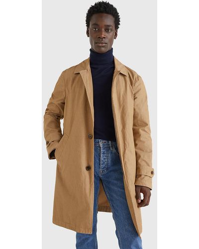 Tommy Hilfiger Garment Dyed Packable Trench Coat - Multicolour