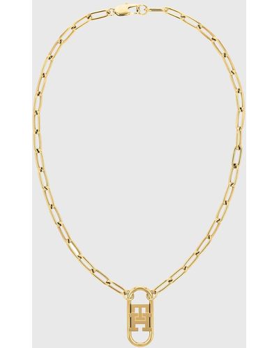 Tommy Hilfiger Gold-plated Pendant Necklace - Natural