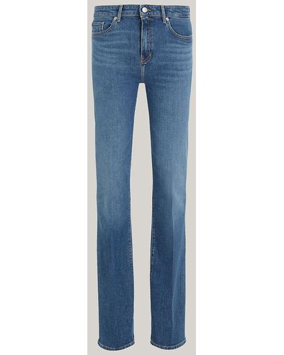 Tommy Hilfiger Maddie Rise | Mid Blue Lyst in Bootcut Jeans UK