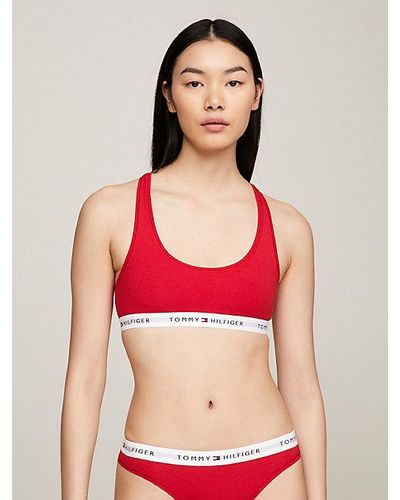 Tommy Hilfiger Tommy Icons Bralette Zonder Voering - Rood