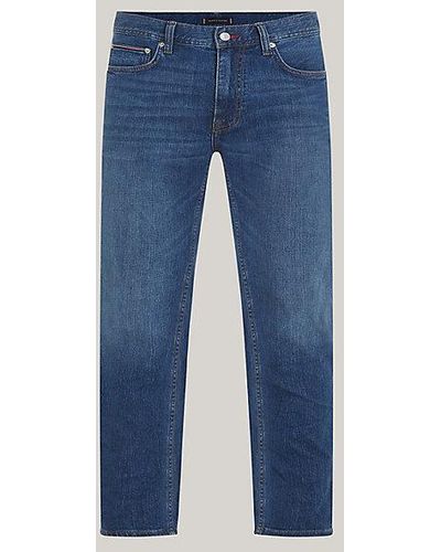 Tommy Hilfiger Plus Madison Regular Straight Faded Jeans - Blauw