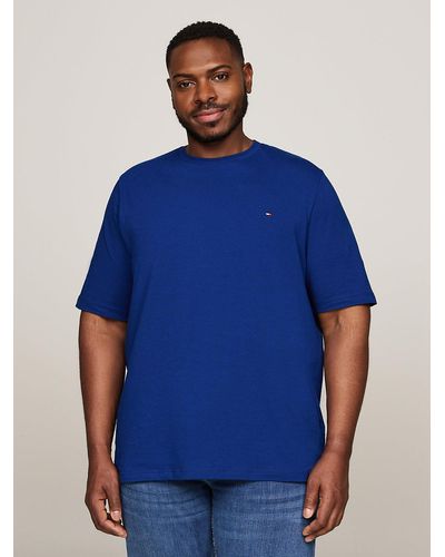 Tommy Hilfiger Plus Crew Neck Regular Fit T-shirt - Blue