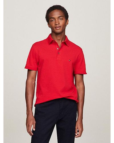 Tommy Hilfiger 1985 Slim Fit Polo - Rood