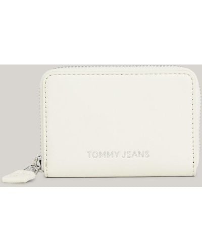 Tommy Hilfiger Petit portefeuille Essential zippé à logo - Neutre