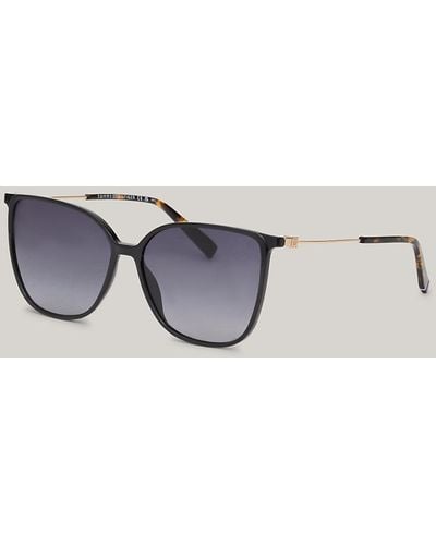 Tommy Hilfiger Tortoiseshell Tip Cat-eye Sunglasses - Multicolour