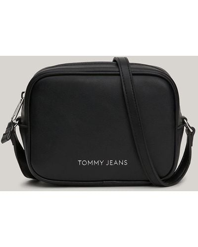 Tommy Hilfiger Essential Logo Small Crossover Camera Bag - Black