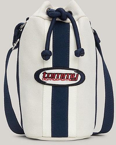 Tommy Hilfiger Heritage Kleine Tas Voor Waterfles Met Logo - Blauw