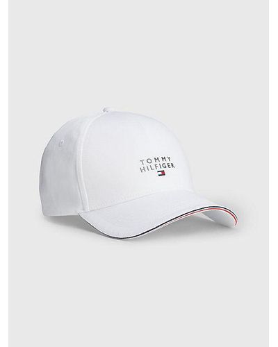Tommy Hilfiger TH Business Baseball-Cap mit Branding - Weiß