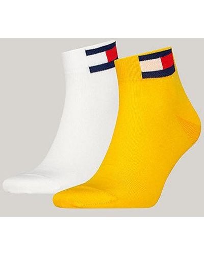Tommy Hilfiger Pack de 2 pares de calcetines tobilleros - Naranja