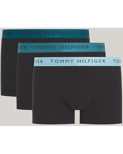 Tommy Hilfiger 3-pack Metallic Waistband Trunks Gift Set - Multicolour