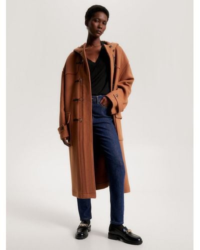 Long tommy shop hilfiger coat