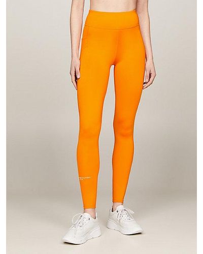 Tommy Hilfiger Sport Essential Lange Medium Rise legging - Oranje