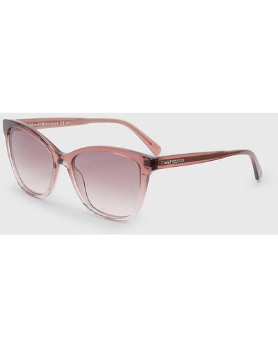 Tommy Hilfiger Oversized Cat-eye Sunglasses - Pink