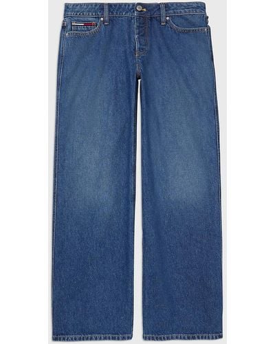 Tommy Hilfiger Jean baggy Adaptive taille basse - Bleu