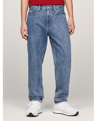 Tommy Hilfiger Isaac Relaxed Tapered Faded Jeans - Blue