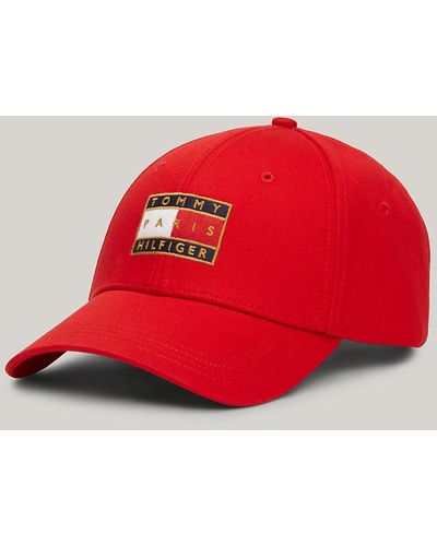 Tommy Hilfiger Paris 1985 Collection Baseball Cap - Red
