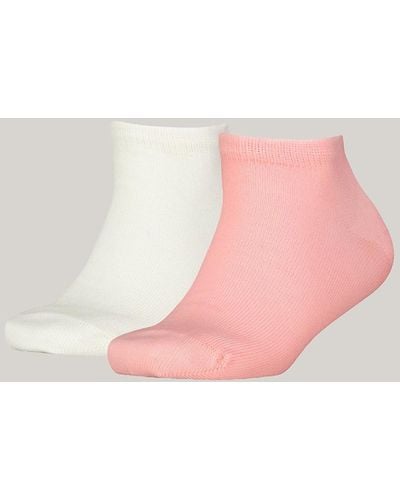 Tommy Hilfiger 2-pack Stripe Socks - Pink