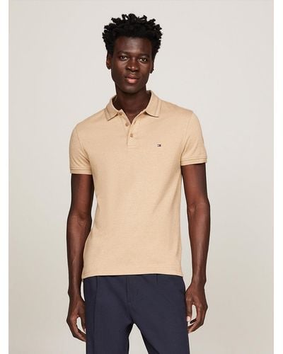 Tommy Hilfiger Tipped Collar Slim Fit Polo - Blue