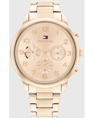 Tommy Hilfiger Carnation Gold-tone Stainless Steel Watch - Natural