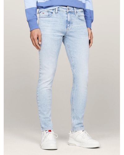 Tommy Hilfiger Austin Slim Tapered Stonewash Jeans - Blue