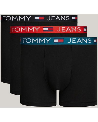 Tommy Hilfiger Lot de 3 boxers Essential à logo - Noir
