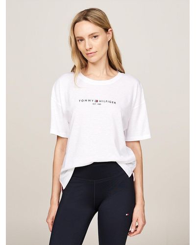 Tommy Hilfiger Sport Th Cool Relaxed T-shirt - White