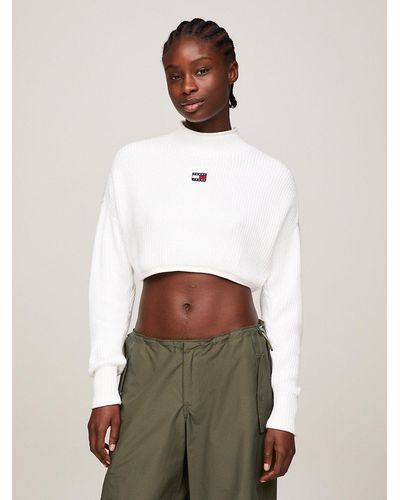 Sweats et pull overs Blanc Tommy Hilfiger pour femme | Lyst