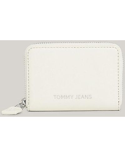 Tommy Hilfiger Essential kleine Reißverschluss-Brieftasche - Natur