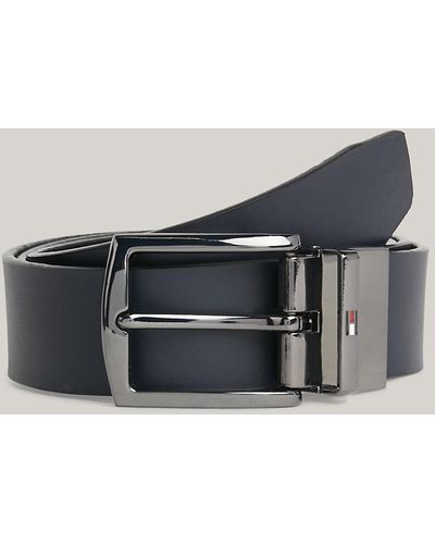 Tommy Hilfiger Denton Leather Reversible Belt - Multicolour